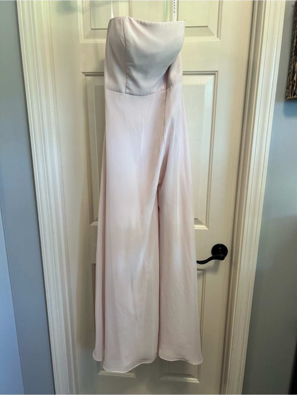 Blush Pink Azazie Bridesmaid dress